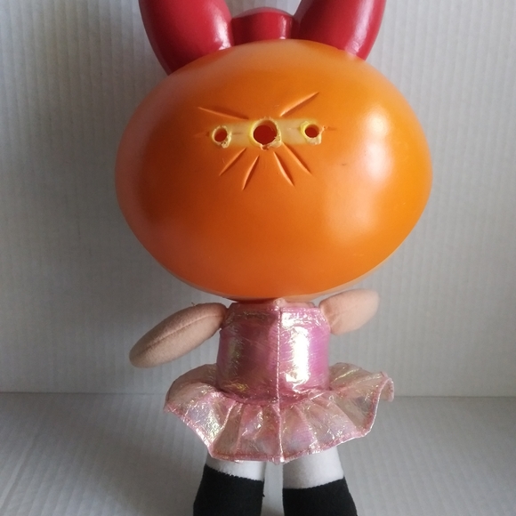 Power Puff Girls Blossom Doll Cartoon Network 12” plastic head and plush body - Picture 5 of 16